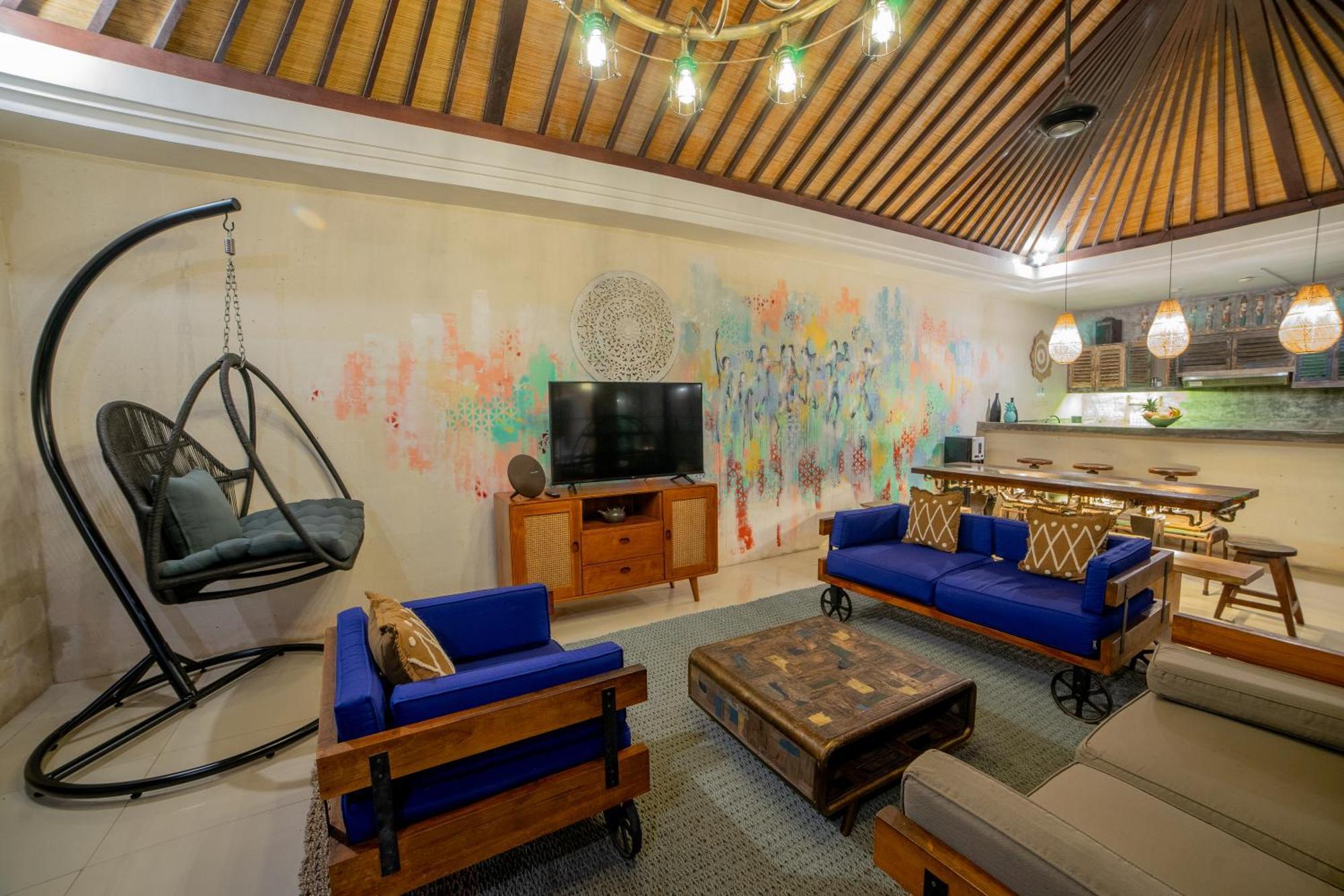 Villa Elysium Fields - Rustic Meets Industrial Chic Design 캉구 외부 사진