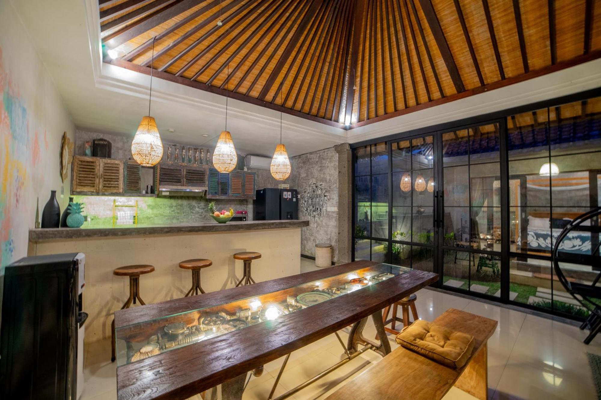Villa Elysium Fields - Rustic Meets Industrial Chic Design 캉구 외부 사진