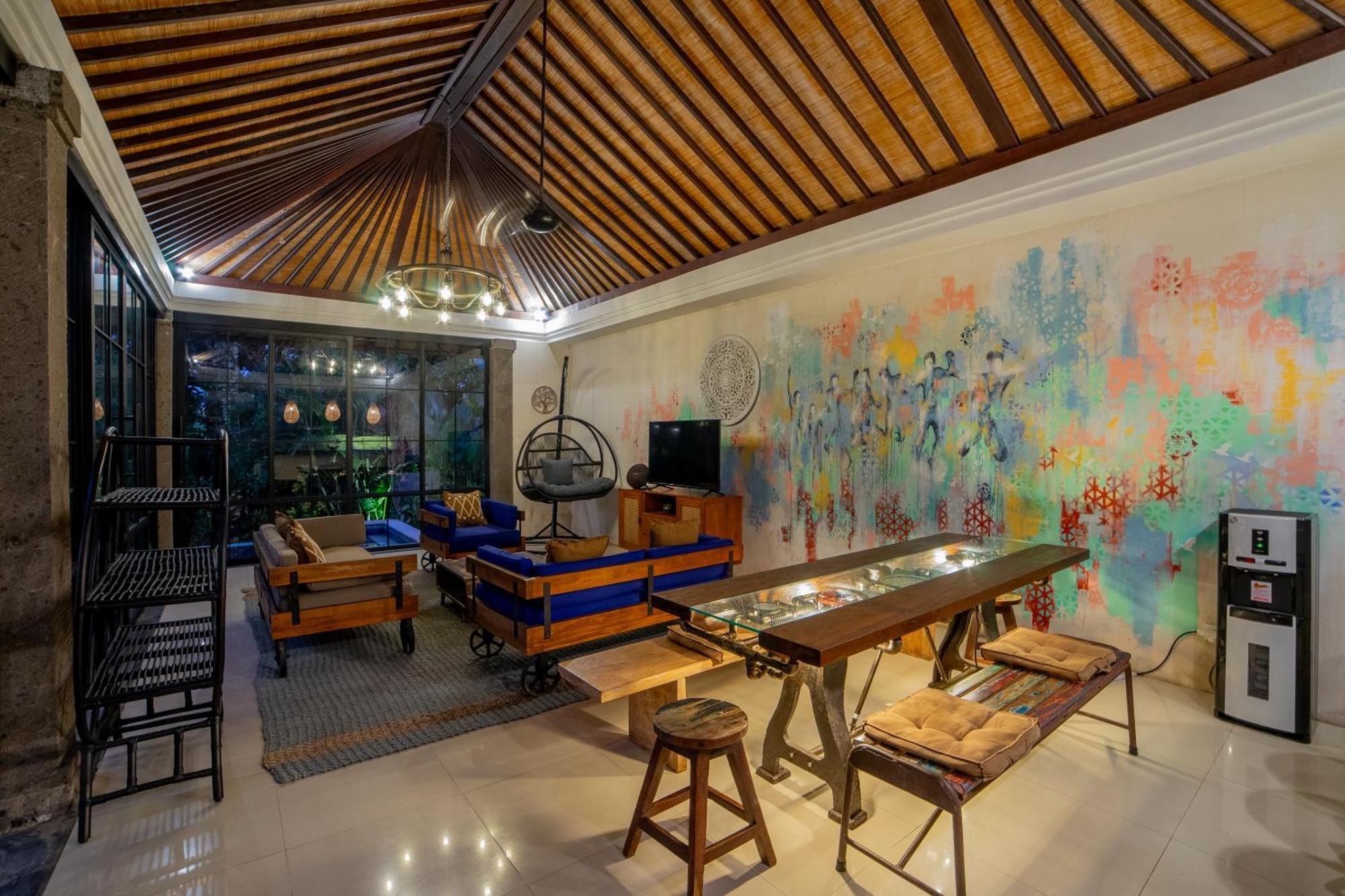 Villa Elysium Fields - Rustic Meets Industrial Chic Design 캉구 외부 사진